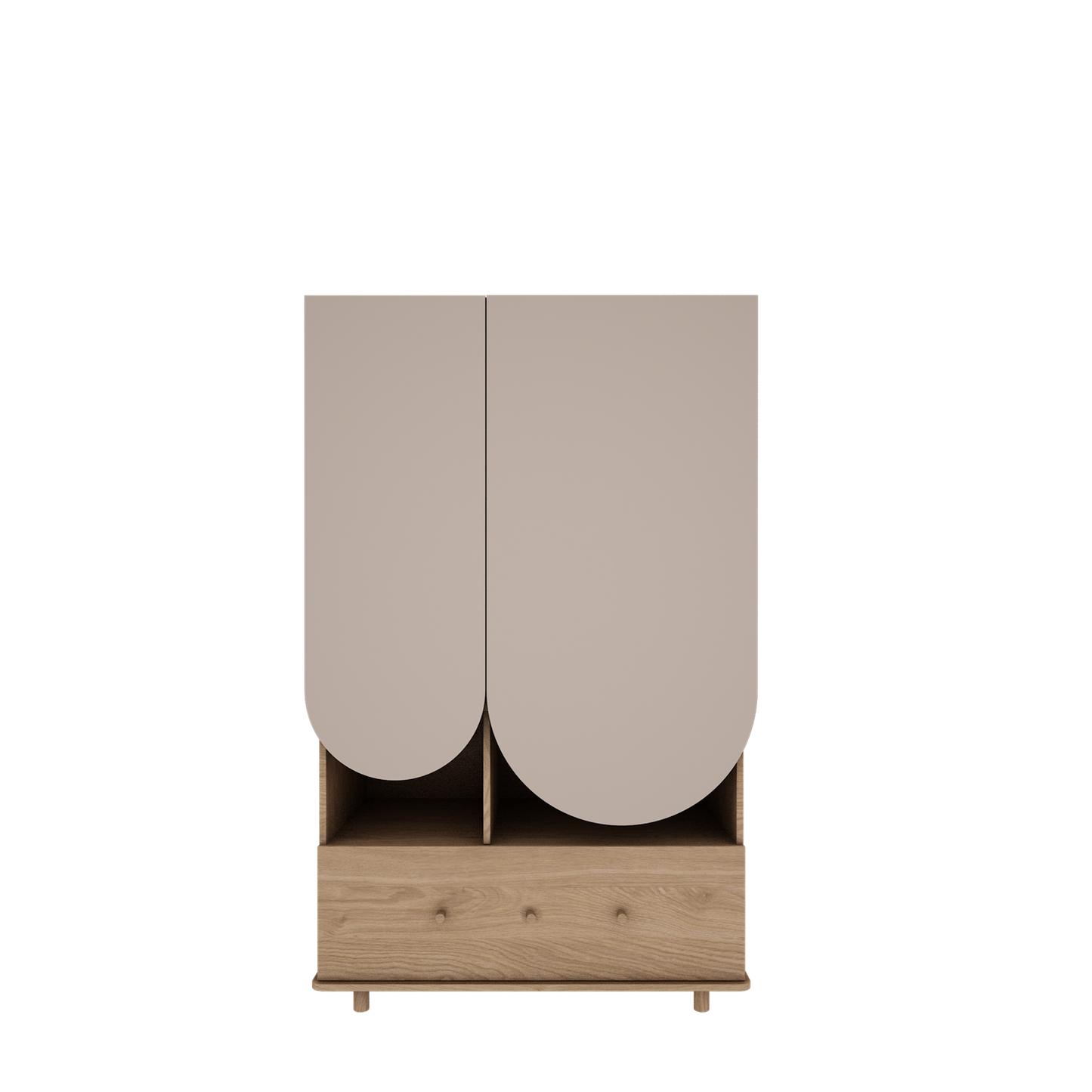 WoodLuck Woodluck Kledingkast Bloom - Cashmere - Decomusy