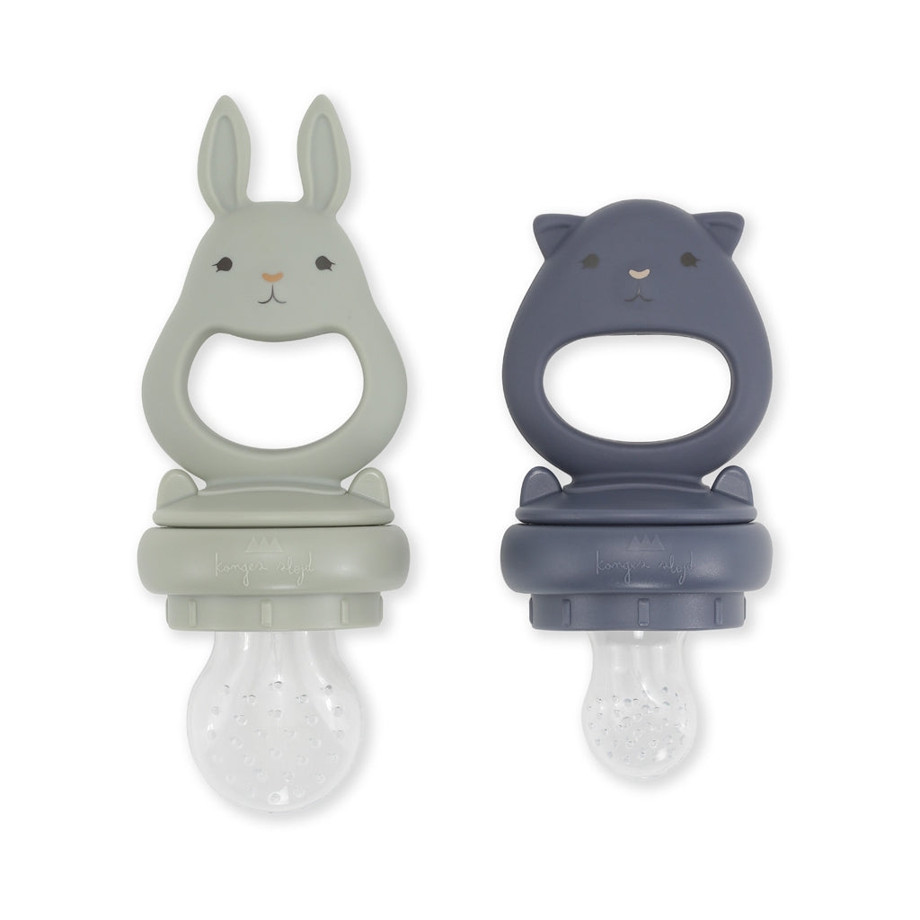 Konges Slojd Konges Slojd Voedingsbijtring Bunny - Onyx - Decomusy