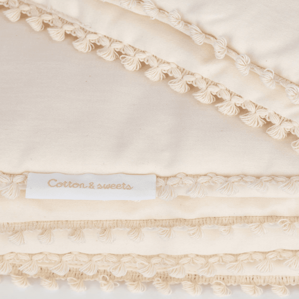 Cotton&Sweets Cotton&Sweets Eenpersoons Beddengoed Soft Vanilla (140x200cm) - Decomusy