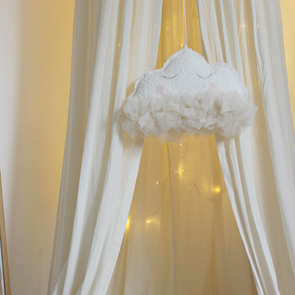 Cotton&Sweets Cotton & Sweets Wolk Mobiel "Alexandra Nuage" - Vanille - Decomusy