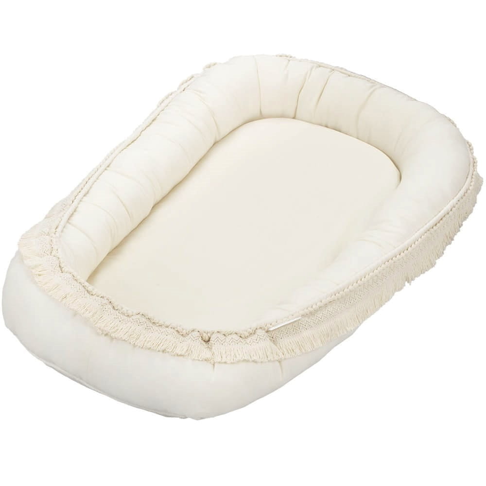 Cotton&Sweets Cotton & Sweets Boho Babynest "Vanille" - Decomusy