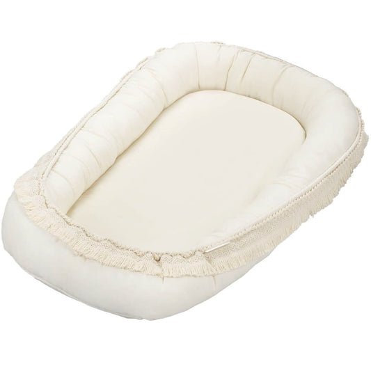 Cotton&Sweets Cotton & Sweets Boho Babynest "Vanille" - Decomusy