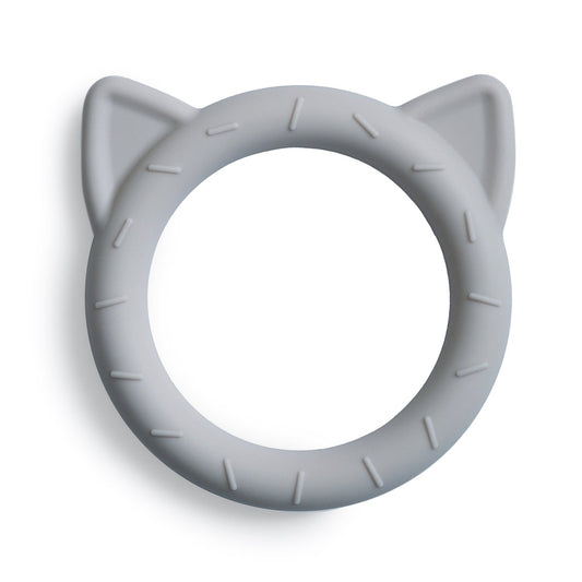 bijtring Siliconen Bijtring Cat "Stone" - Decomusy