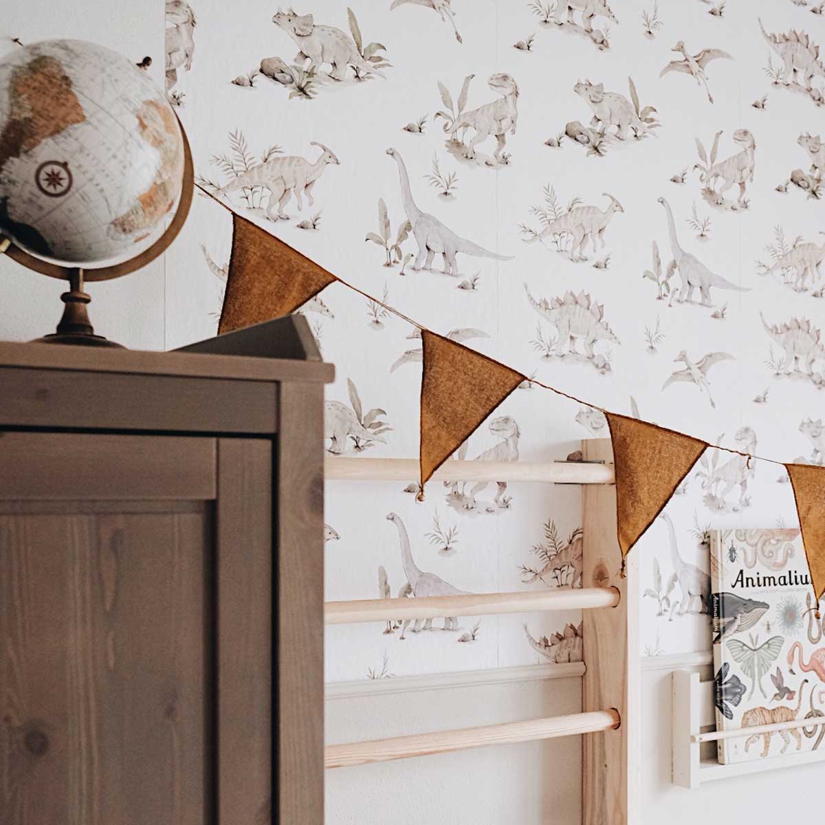 Dekornik Dekornik Behang "Happy Dinos" - Decomusy