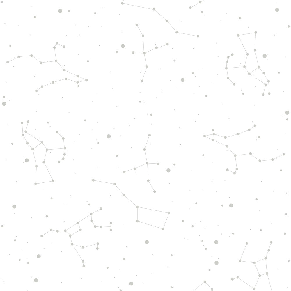 Dekornik Dekornik Behang Simple "Cosmos White & Gray" - Decomusy