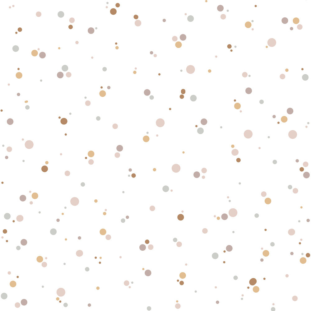 Dekornik Dekornik Behang Simple "Dots Minimini Cinnamon Powder Pink" - Decomusy