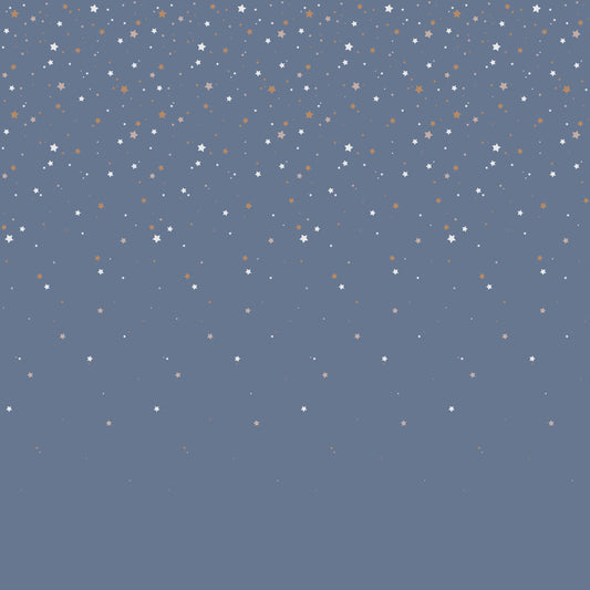 Dekornik Dekornik Behang Simple "Stars from the Sky Blue" - Decomusy