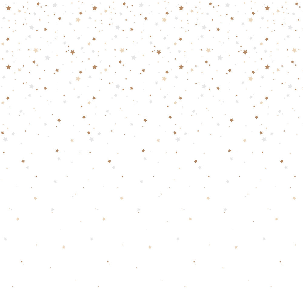Dekornik Dekornik Behang Simple "Stars from the Sky White" - Decomusy