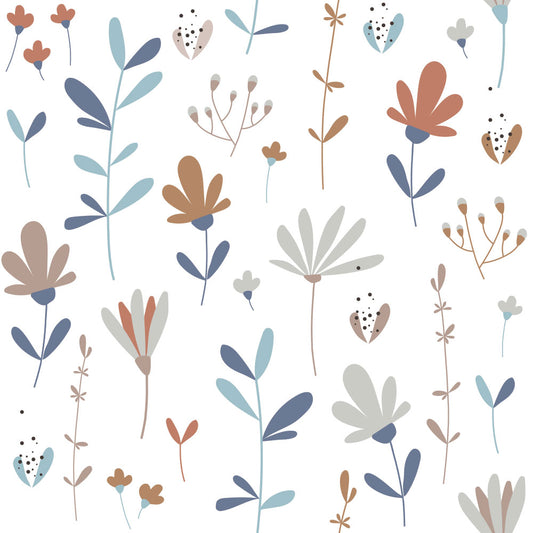 Dekornik Dekornik Behang Simple "Scandinavian Winter Meadow" - Decomusy