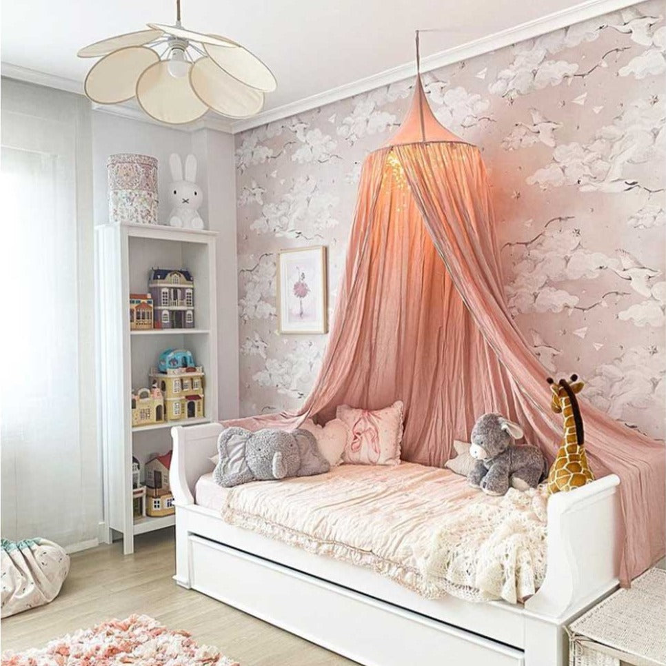 Dekornik Dekornik Behang "Magic Swans Pink" - Decomusy