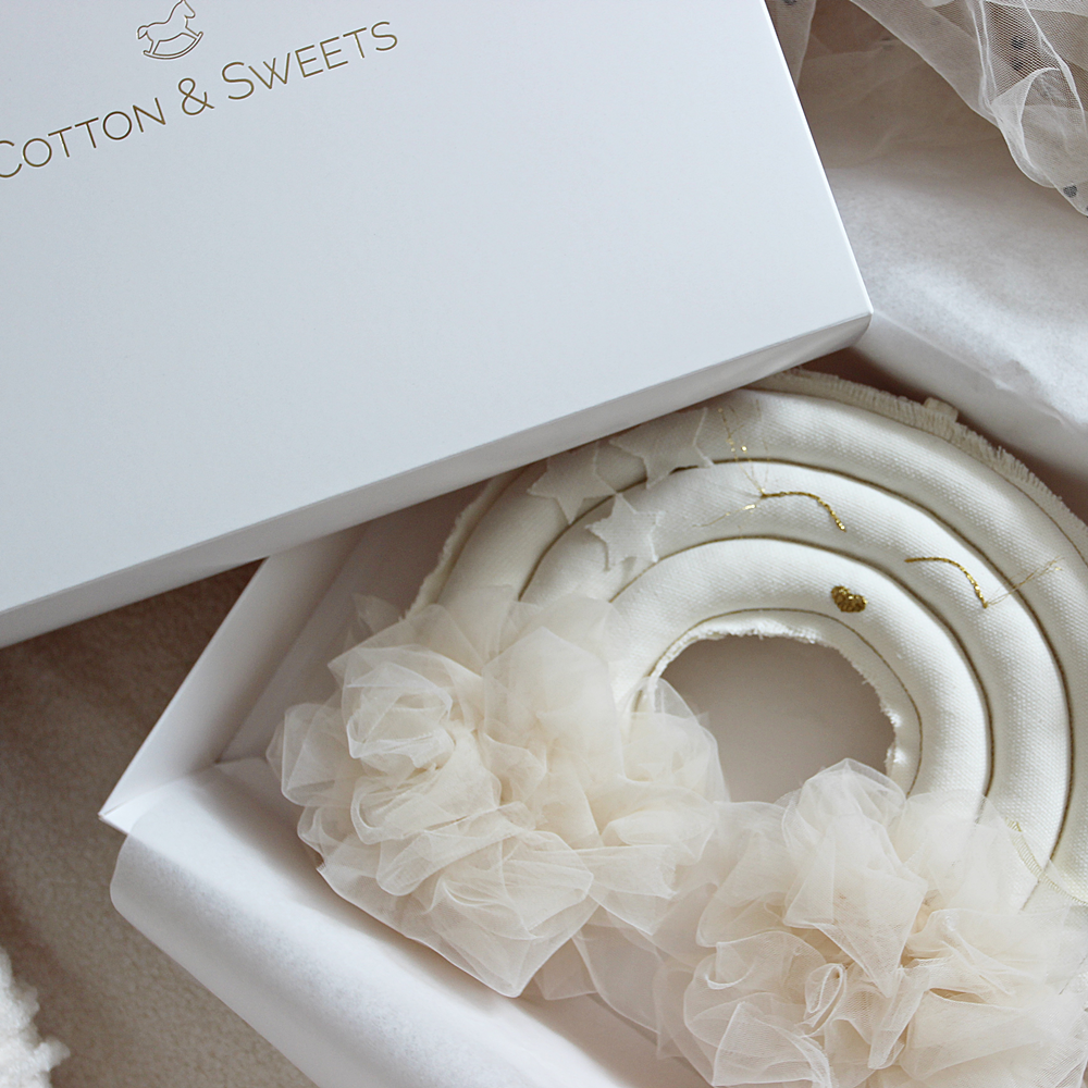 Cotton&Sweets Cotton & Sweets Mobiel "Grace Arc-en-ciel" - Vanille - Decomusy