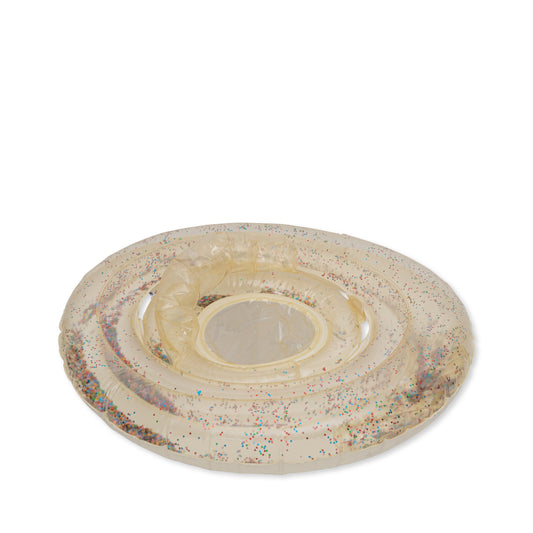 Konges Slojd Konges Sløjd Baby Float Zwemring - Transparent Multi Heart - Decomusy