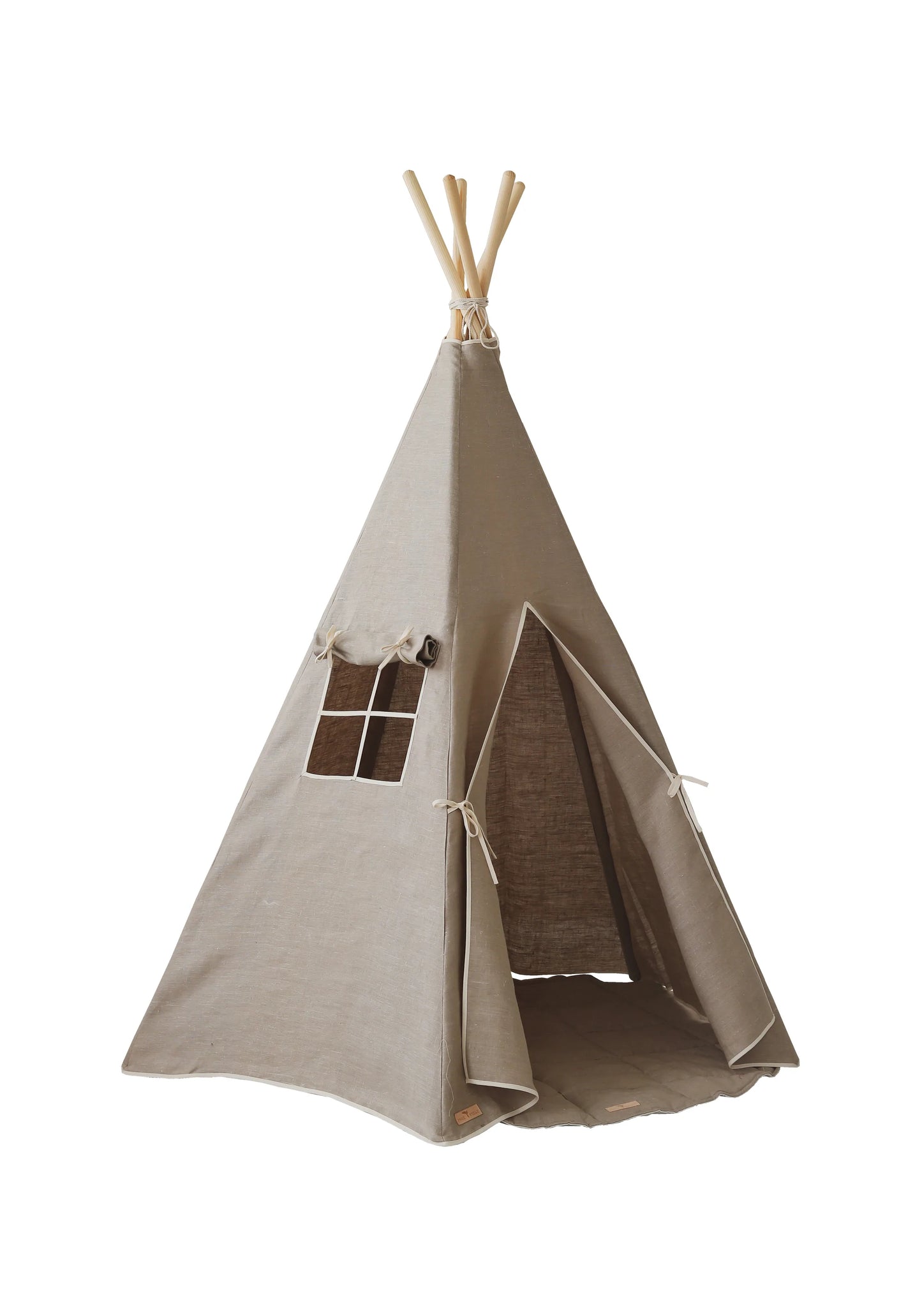 Moi Mili Moi Mili Linnen Tipi Tent "Natural" - Decomusy
