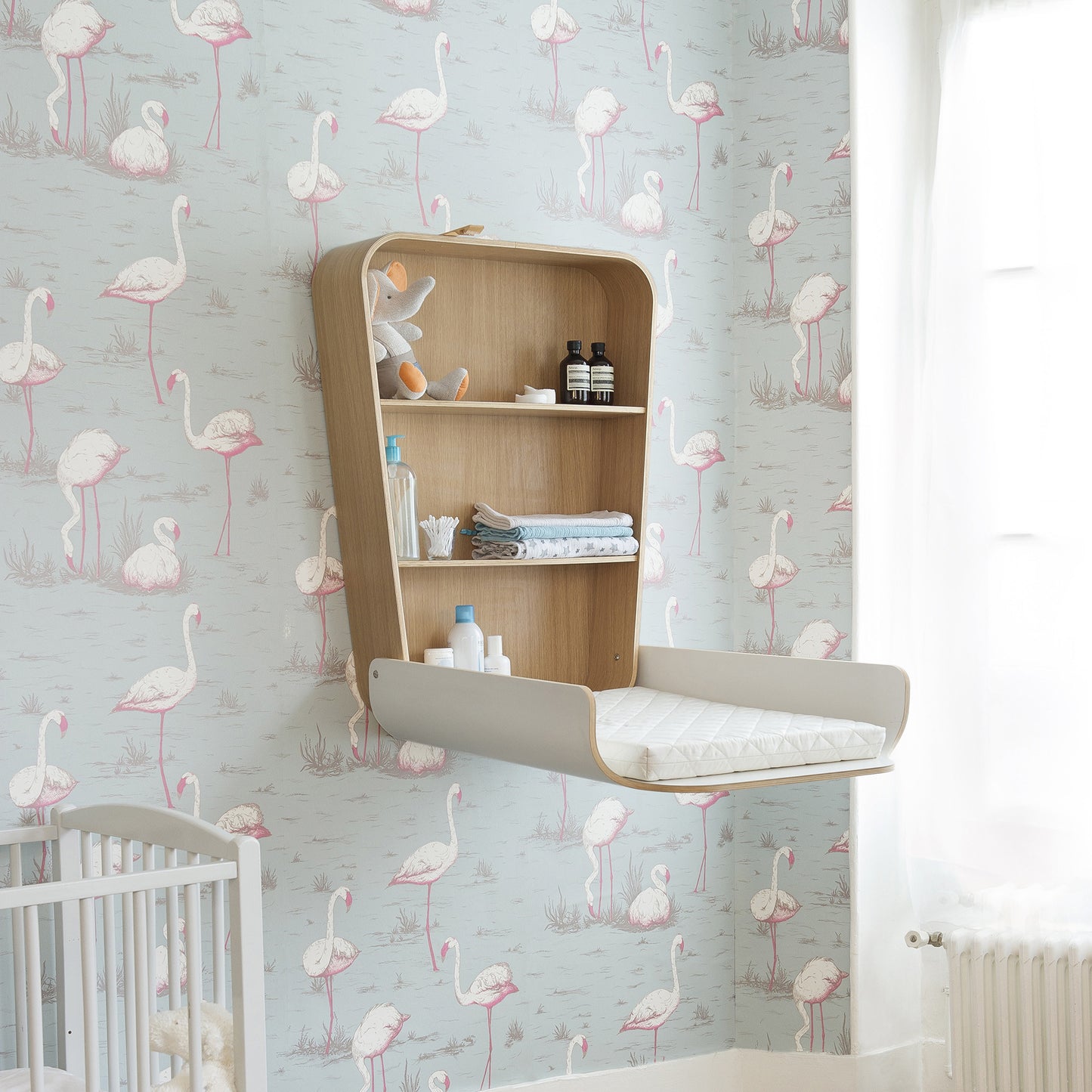 Charlie Crane Charlie Crane Noga luiertafel "Gentle White" - Decomusy