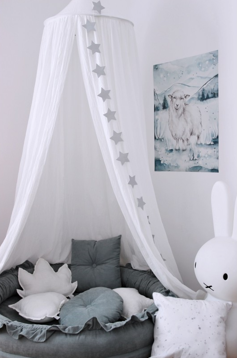 bedhemel Soft Bedhemel "White" - Decomusy