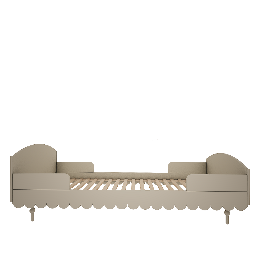 WoodLuck Peuterbed Babushka 90x200 cm - Olive - Decomusy