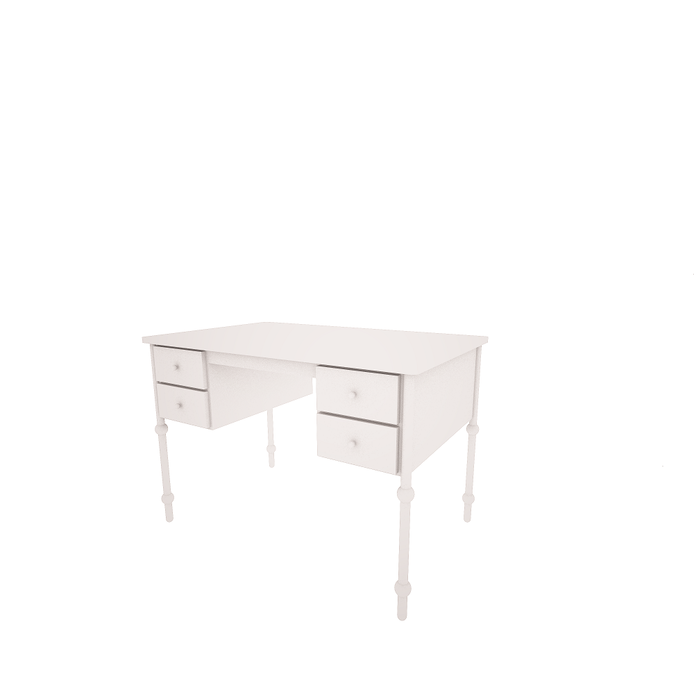 WoodLuck Bureau Babushka White - Decomusy