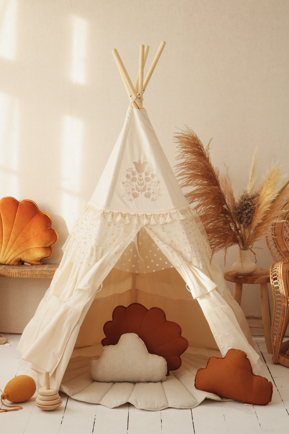 tipi tent Tipi Tent met Franjes "Boho" - Decomusy