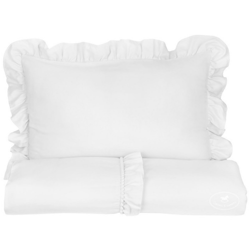 Cotton&Sweets Cotton & Sweets Kinderdekbedovertrek Boho Junior "White" - Decomusy