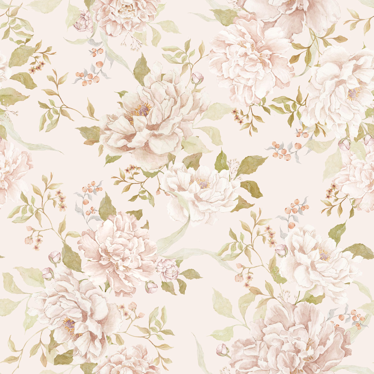 Dekornik Dekornik Behang "Floral Romantism" - Decomusy
