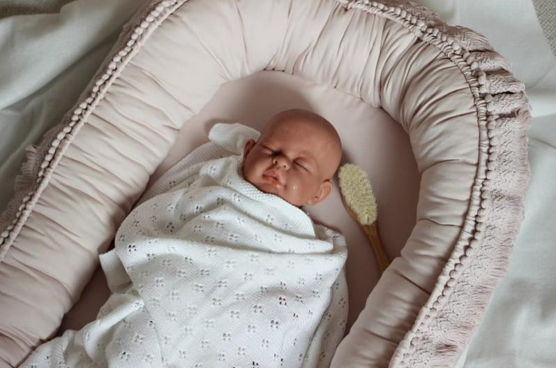 babynest Boho Babynest "Powder Pink" - Decomusy