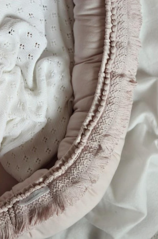 babynest Boho Babynest "Powder Pink" - Decomusy