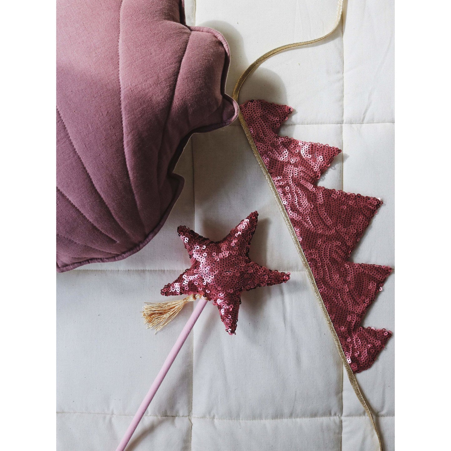 verkleedset Magische Set "Pink Sequins" - Decomusy