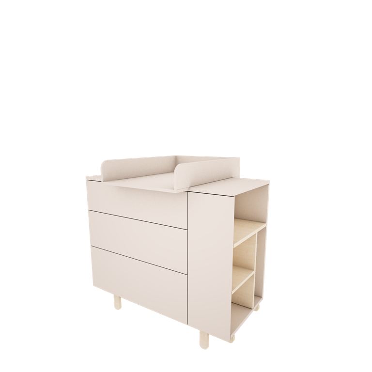 commode Commode Basic - COMMODE + VERZORGINGSPLANK - Decomusy
