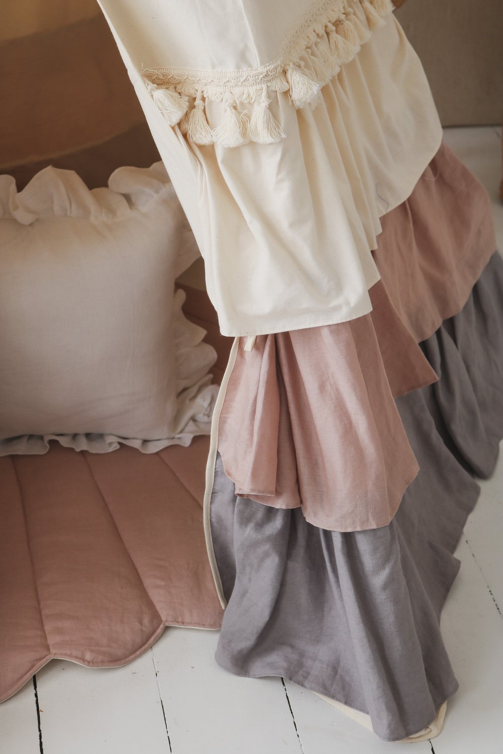 tipi tent Tipi Tent met Franjes "Powder Frills" - Decomusy