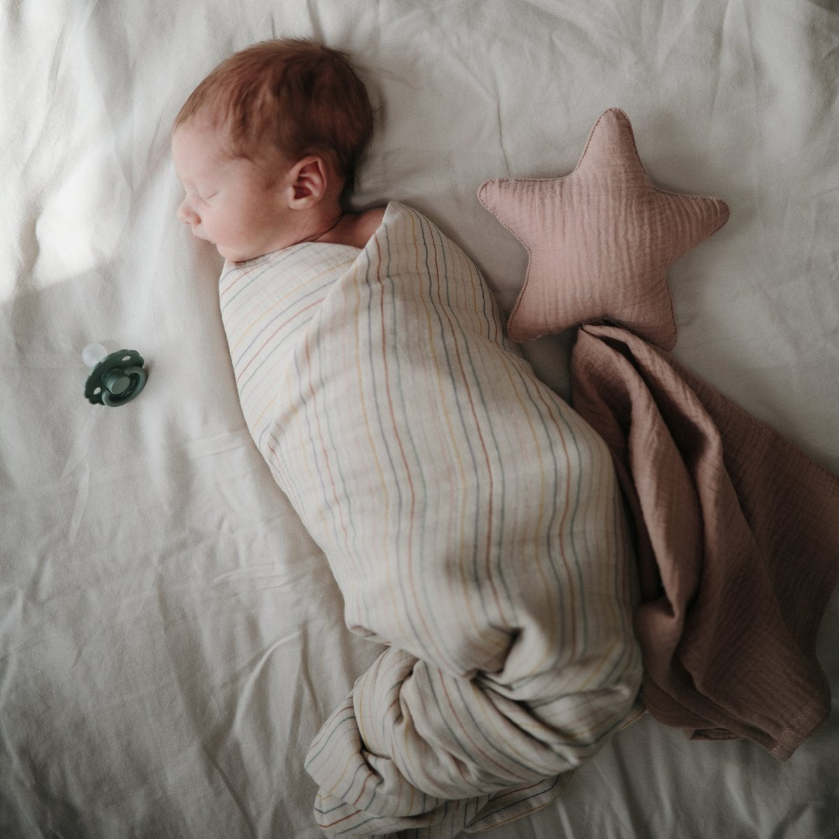 Mushie Mushie Knuffeldoek Star Lovey "Fall Yellow" - Decomusy