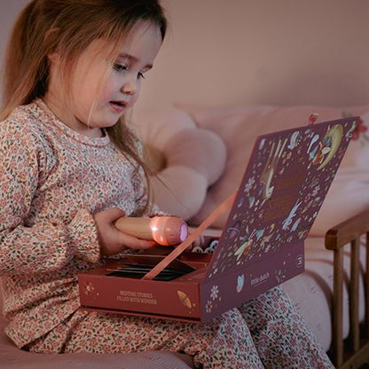 Little Dutch Verhalen projector zaklamp roze
