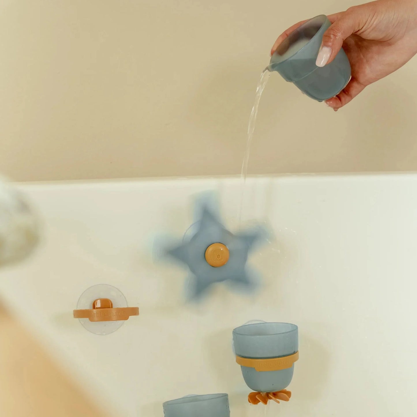 Little Dutch Badwand Bekers - Zeester