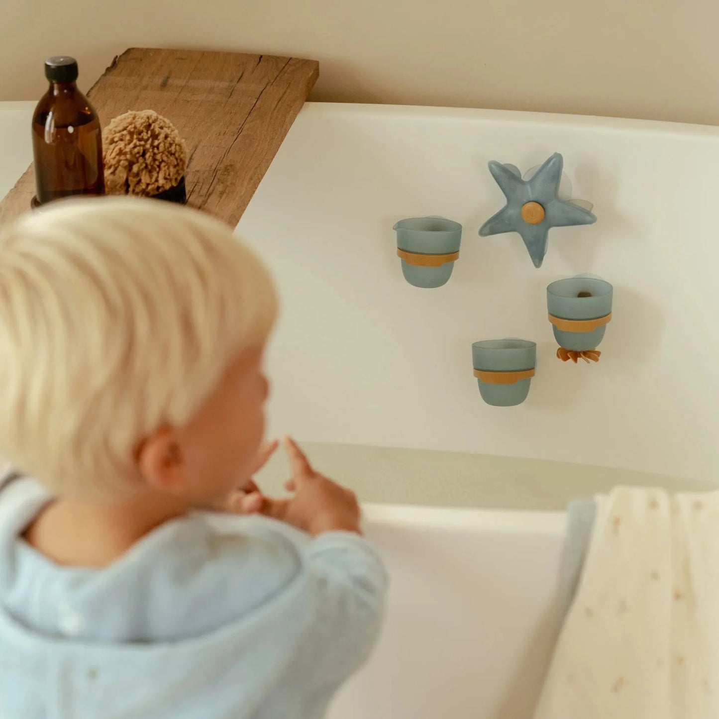 Little Dutch Badwand Bekers - Zeester
