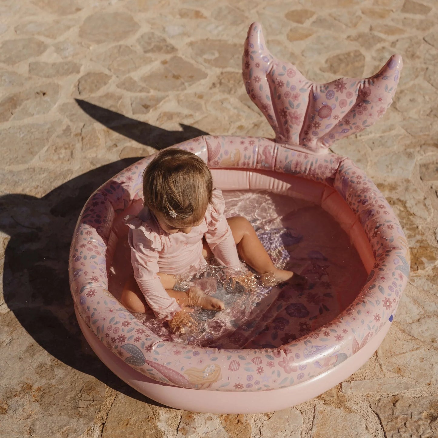 Little Dutch Zwembad - Roze - Dreamy Mermaid 80 cm + staart