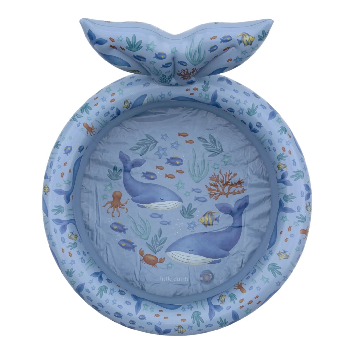 Little Dutch Zwembad - Blauw - Ocean World 80 cm + staart