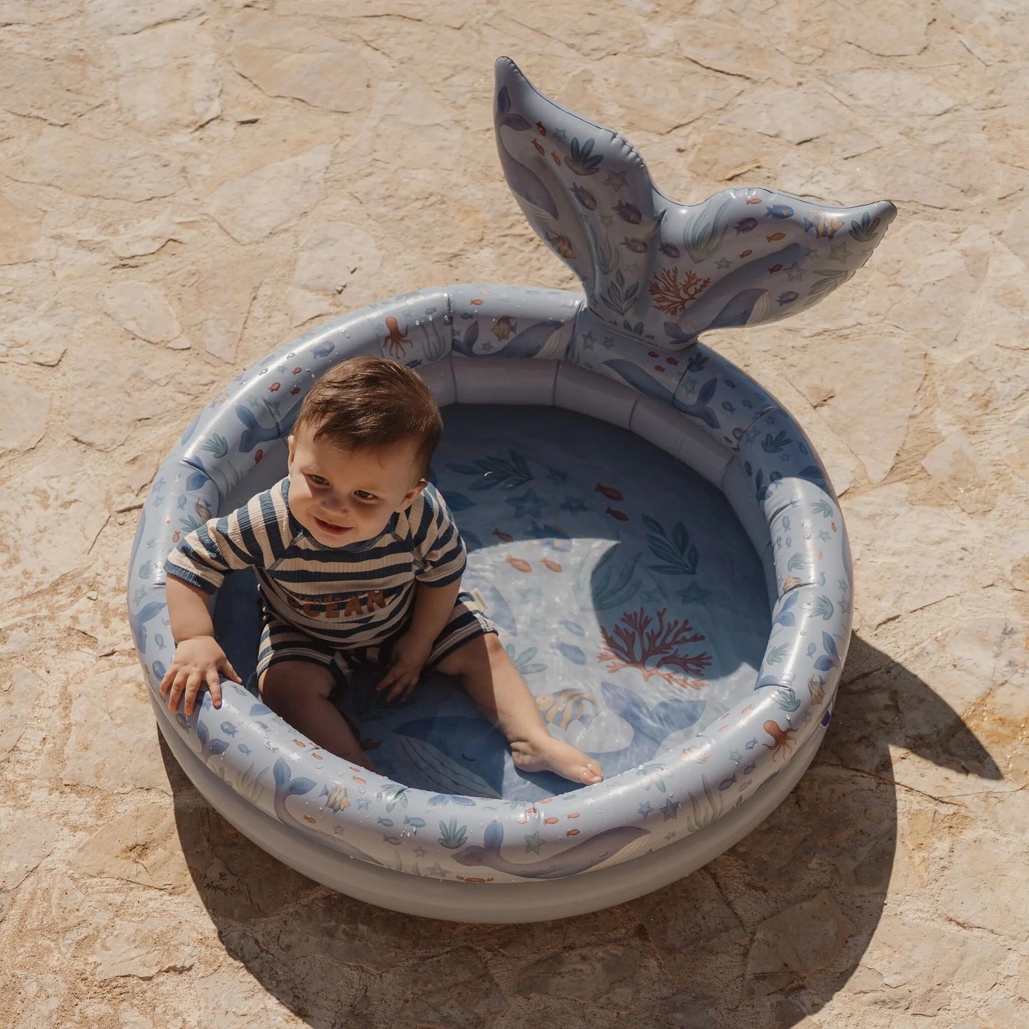 Little Dutch Zwembad - Blauw - Ocean World 80 cm + staart
