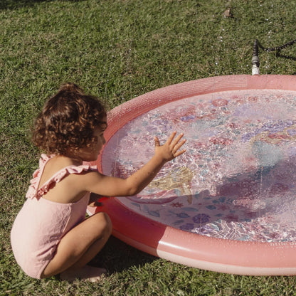 Little Dutch Waterspeelmat - Roze - Dreamy Mermaid 150 cm