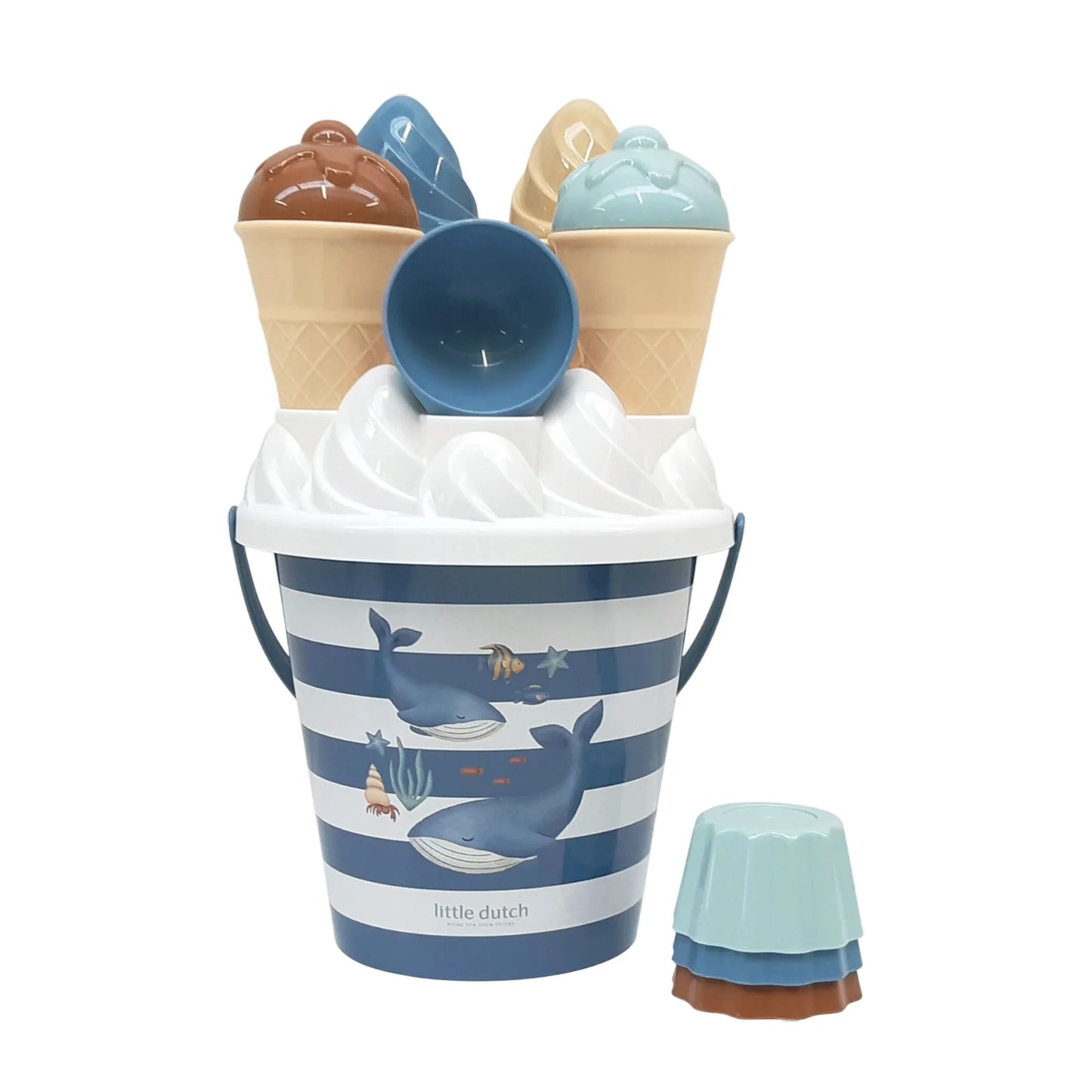 Little Dutch Strandset Ocean World Ijsjes Emmer 14-delig