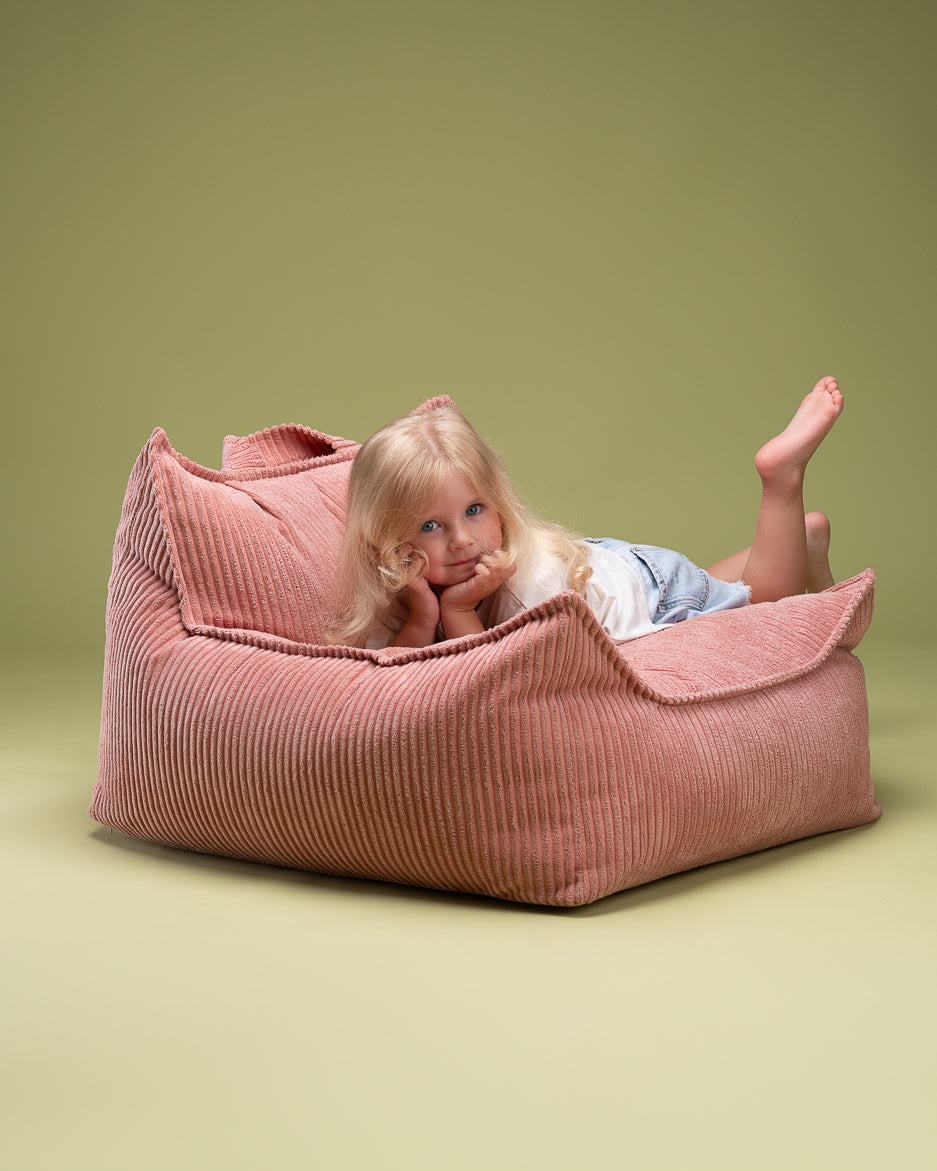 Wigiwama Wigiwama Beanbag Chair - Pink Mousse - Decomusy