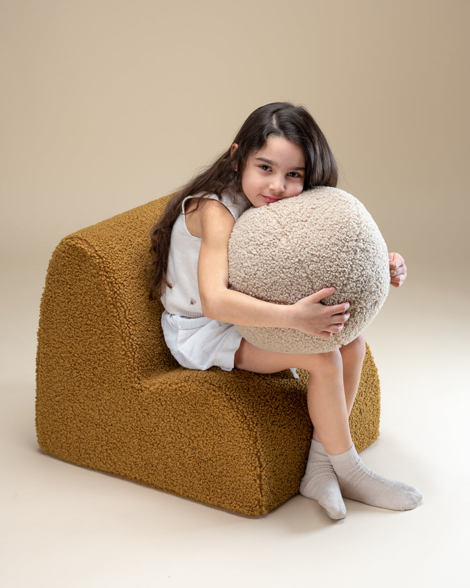 Wigiwama Wigiwama Cloud Beanbag Chair Kinderfauteuil - Maple - Decomusy