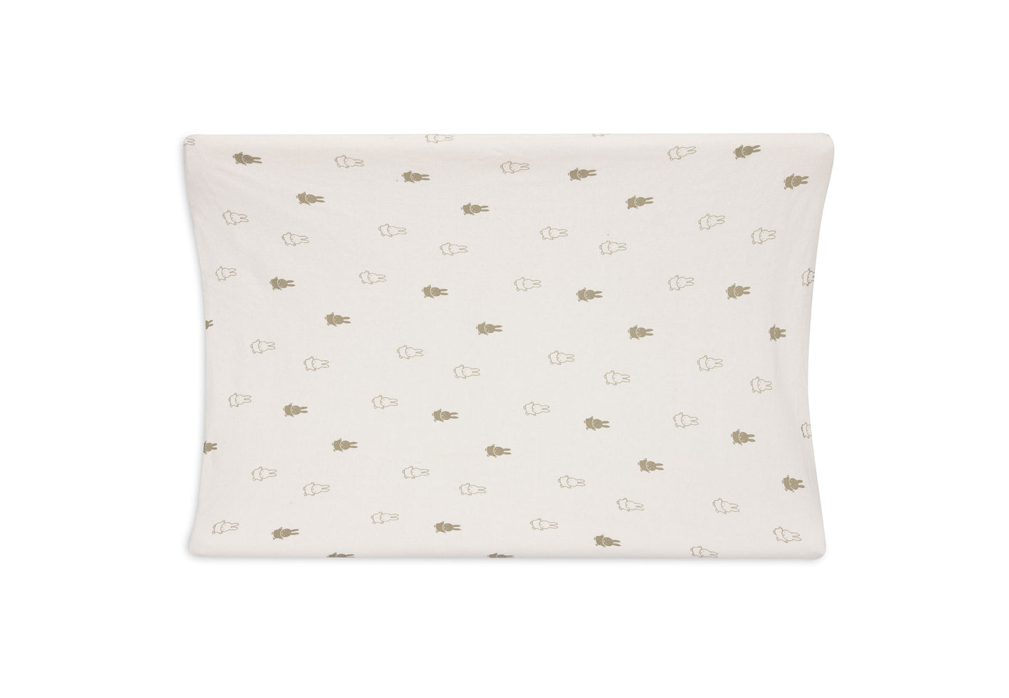 Jollein Jollein Aankleedkussenhoes Jersey 50x70cm Happy Miffy - Olive Green - Decomusy