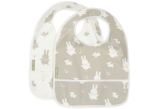 Jollein Jollein Slab Waterproof Miffy&Snuffy Set van 2 - Olive Green - Decomusy