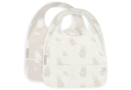 Jollein Jollein Slab Waterproof Miffy&Snuffy Set van 2 - Nougat - Decomusy