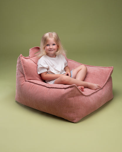 Wigiwama Wigiwama Beanbag Chair - Pink Mousse - Decomusy