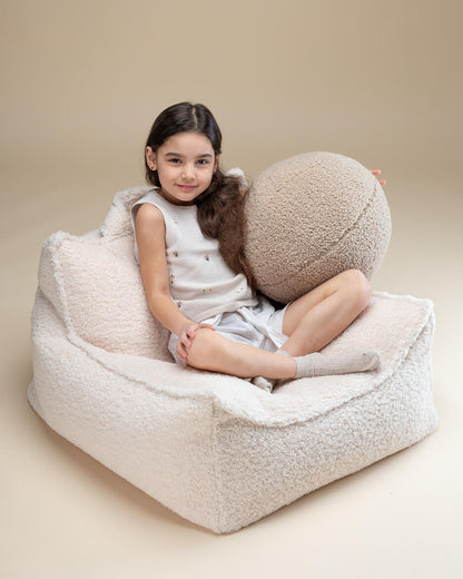 Wigiwama Wigiwama Beanbag Chair - Cream White - Decomusy