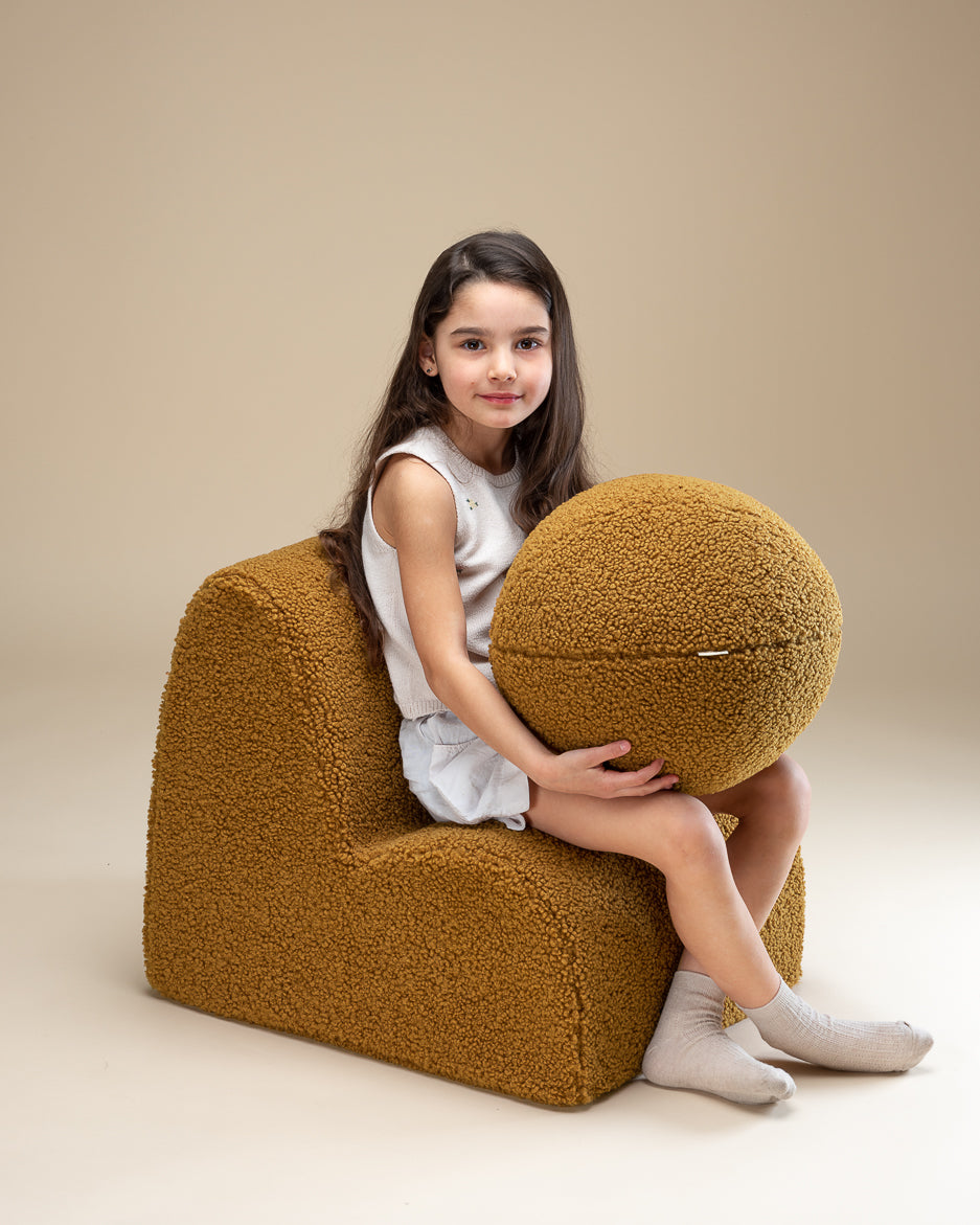 Wigiwama Wigiwama Cloud Beanbag Chair Kinderfauteuil - Maple - Decomusy