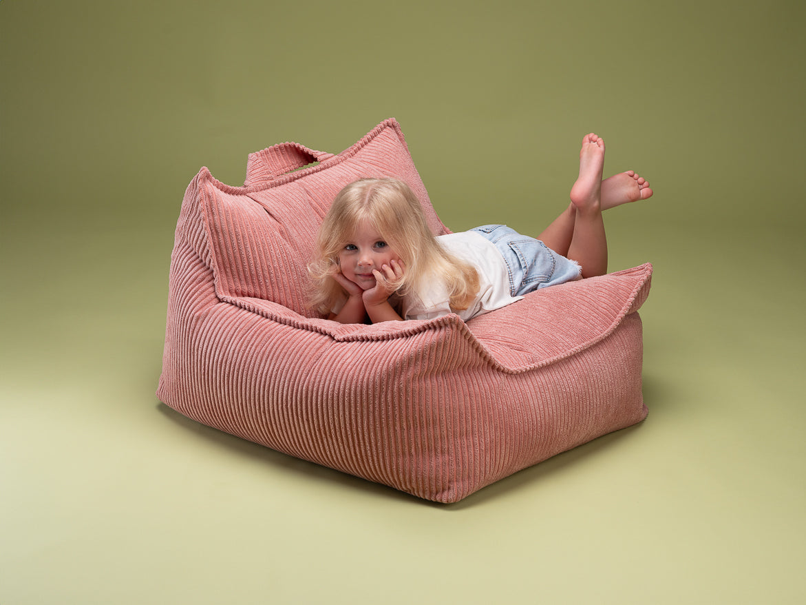 Wigiwama Wigiwama Beanbag Chair - Pink Mousse - Decomusy