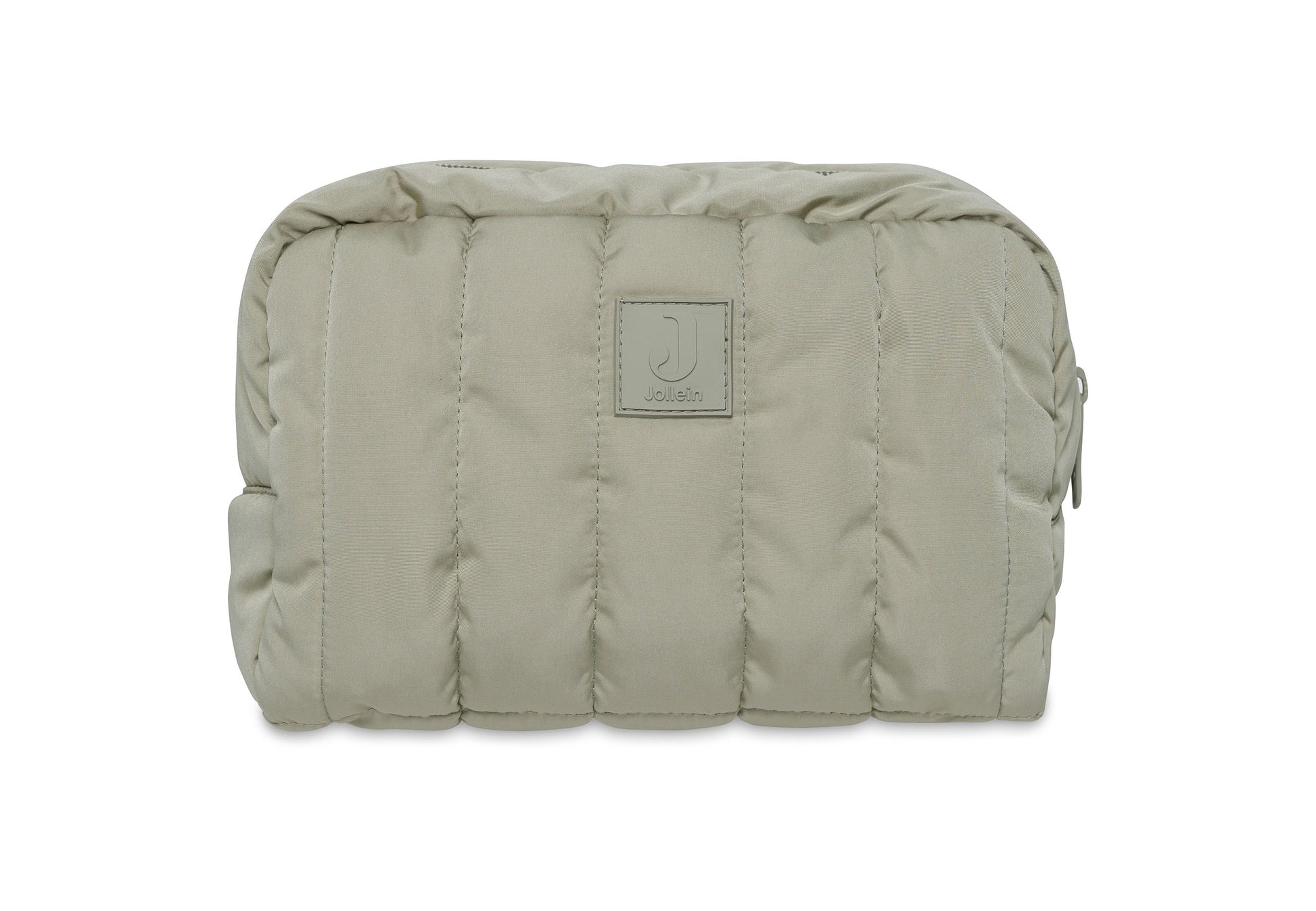 Jollein Jollein Etui Toilettas Puffed - Olive Green - Decomusy