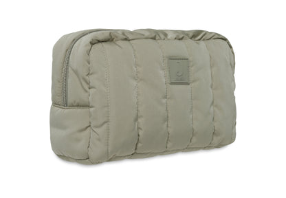 Jollein Jollein Etui Toilettas Puffed - Olive Green - Decomusy