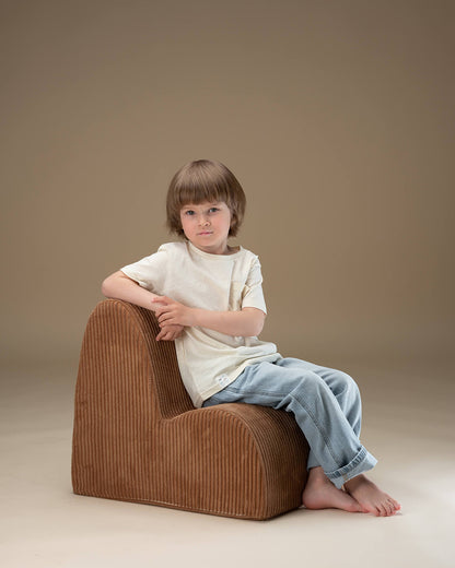 Wigiwama Wigiwama Cloud Beanbag Chair Kinderfauteuil - Toffee - Decomusy